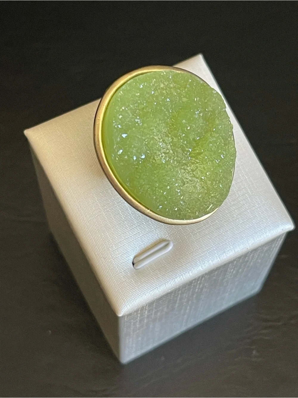 N/A seafoam druzy
